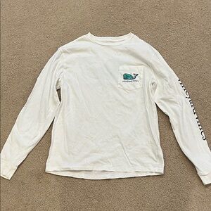 Vineyard Vines Classic White Long Sleeve Tee